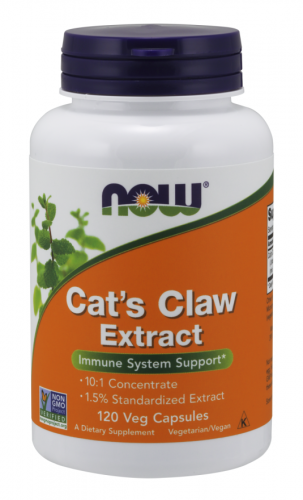 Cat's Claw extract 10:1 (koci pazur) 120 kapsułek - Now
