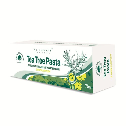 Pasta do zębów antybakteryjna z rozmarynem, bez fluoru 75 ml - Tea Tree