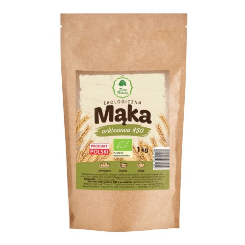 Mąka orkiszowa typ 850 EKO 1 kg - Dary Natury