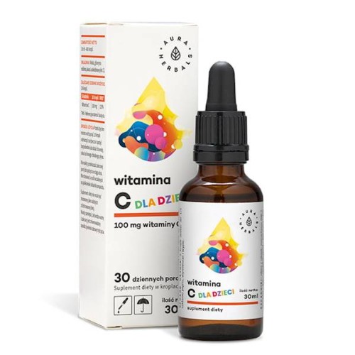 Witamina C krople dla dzieci 30 ml - Aura Herbals