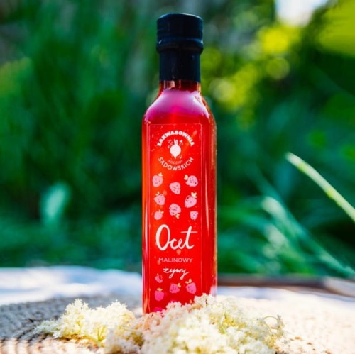 Ocet malinowy 250 ml - Pasieki Rodziny Sadowskich