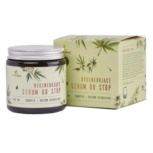 Regenerujące serum do stóp konopne CBD Drzewo Herbaciane 100 ml - Hemp King