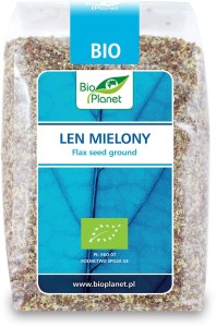 PRZECENA! (uszkodzone opakowanie) Len mielony BIO 250 g - Bio Planet