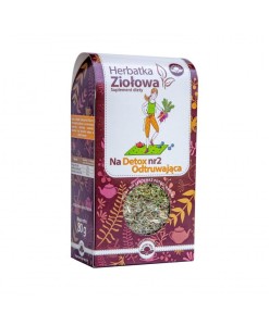 PRZECENA! (krótki termin) Na Detox nr 2 odtruwająca herbatka ziołowa 80 g - Natura Wita