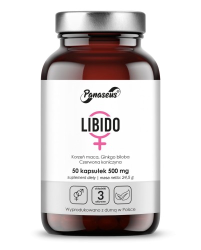 Libido ♀ Kobieta - 50 kapsułek roślinnych - Panaseus