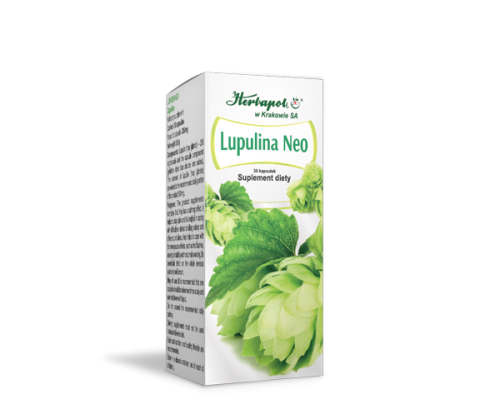 Lupulina NEO 30 kapsułek - Herbapol Kraków