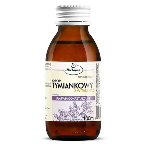 Syrop tymiankowy z witaminą C 100 ml - Herbapol Kraków