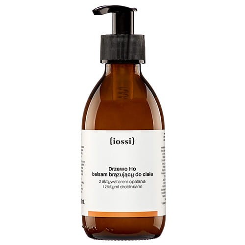 Drzewo Ho Balsam brązujący do ciała z aktywatorem opalania i złotymi drobinkami 190 ml - iossi