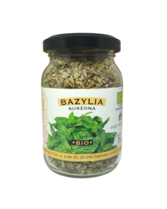 Bazylia suszona BIO bezglutenowa 35 g - Pięć Przemian