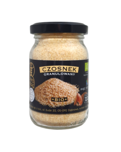 Czosnek granulowany BIO 120 g - Pięć Przemian