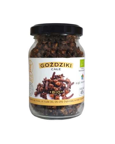 Goździki BIO (całe) bezglutenowe 65 g - Pięć Przemian
