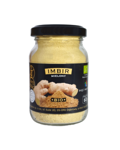 Imbir mielony BIO bezglutenowy 60 g - Pięć Przemian