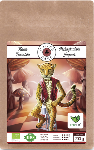 EcoBlik kawa ziarnista ekologiczna meksykański Jaguar 200 g - Aliness