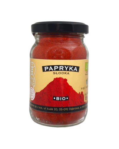 Papryka słodka mielona BIO bezglutenowa 25 g - Pięć Przemian (id: 9773)