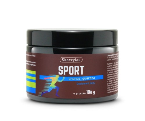 Sport ananas, guarana - proszek 186 g - Skoczylas