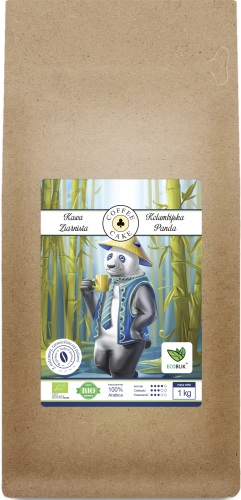 EcoBlik kawa ziarnista ekologiczna Kolumbijska Panda 1 kg - Aliness