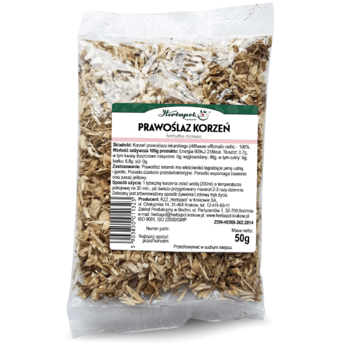 Prawoślaz korzeń 50 g - Herbapol Kraków