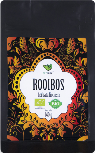 EcoBlik Herbata ekologiczna liściasta ROOIBOS  140 g - Aliness
