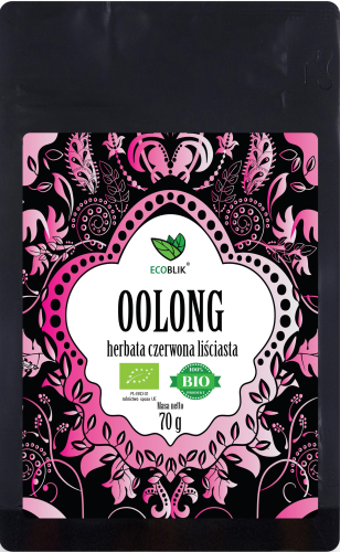 EcoBlik Herbata ekologiczna czerwona liściasta Oolong 70 g - Aliness