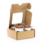 Zestaw tealights Brownie podgrzewacze zapachowe 4 szt - Miodowa Mydlarnia