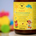 Multiwitamina z pyłkiem pszczelim dla dzieci i młodzieży Miodziś 500 ml - Pasieki Rodziny Sadowskich