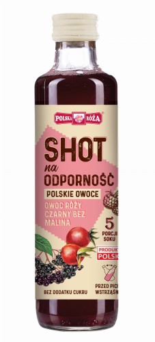 Shot na odporność Polskie Owoce bez cukru 250 ml - Polska Róża