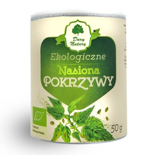 Pokrzywa nasiona EKO 50 g - Dary Natury