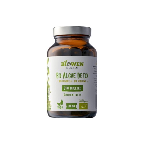 BIO Algae Detox 500 mg 240 tabletek - Biowen