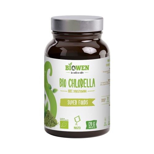 BIO Chlorella proszek 120 g - Biowen