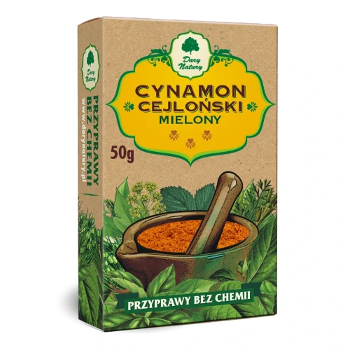 Cynamon cejloński mielony 50 g - Dary Natury