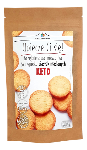 Mieszanka do wypieku ciastek maślanych KETO 365 g - Pięć Przemian