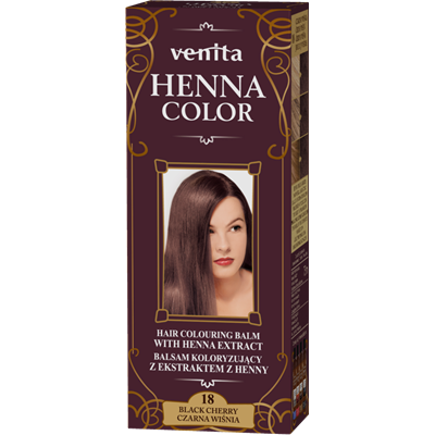 Henna Color nr 18 Czarna Wiśnia 75 ml - Venita