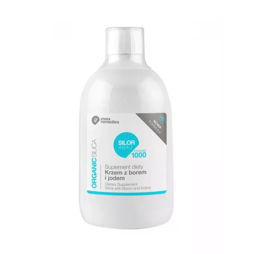 Krzem z borem i jodem Silor + B + J Organic 500 ml - Invex Remedies