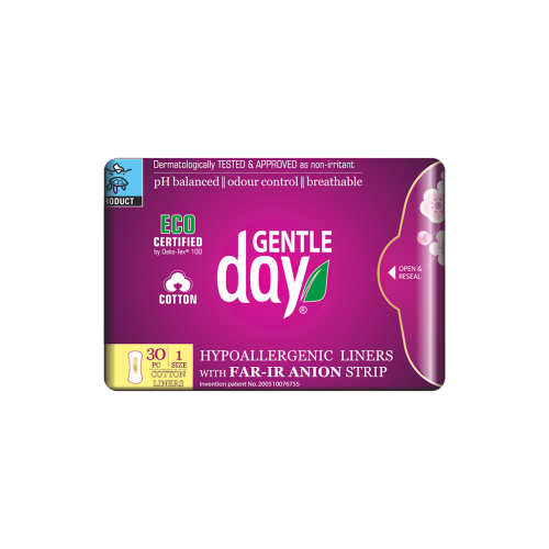 Wkładki higieniczne z paskiem anionowym 30 szt - Gentle Day