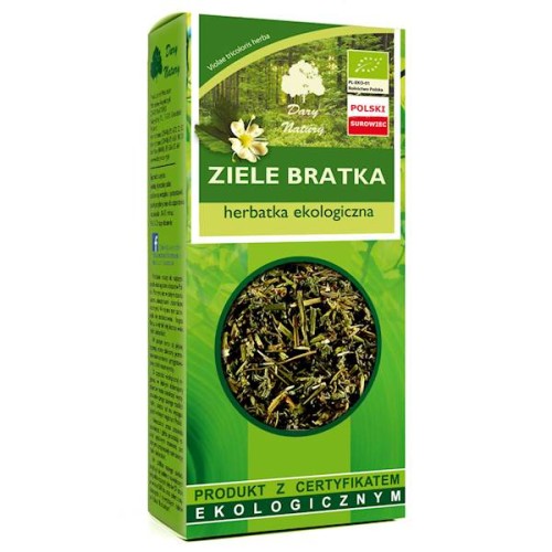 Bratek (fiołek trójbarwny) ziele EKO 50 g - Dary Natury
