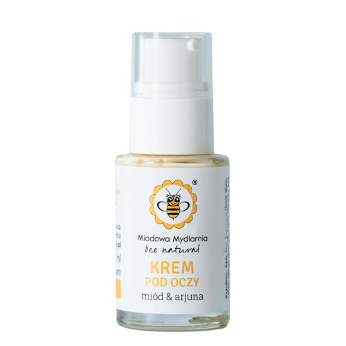 Krem pod oczy Miód i Arjuna 15 ml - Miodowa Mydlarnia