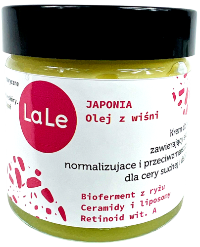Krem do twarzy Japonia Olej z Wiśni 60 ml - La-Le