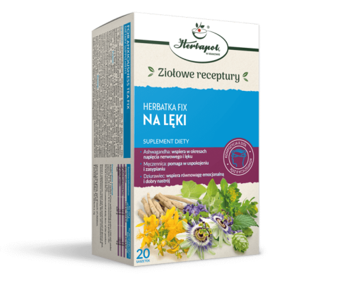 Herbatka na Lęki fix 20 x 2 g (saszetki) - Herbapol Kraków