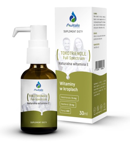 Tokotrienole FULL SPECTRUM (Naturalna witamina E) - 30 ml - Avitale