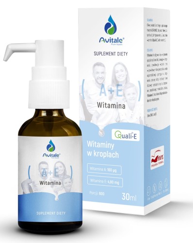 Witamina A + E QualiE krople 30 ml - Avitale e