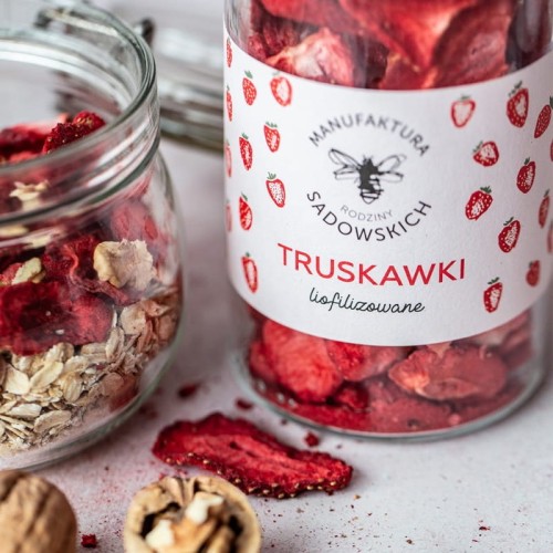 Truskawki liofilizowane 35 g - Pasieki Rodziny Sadowskich