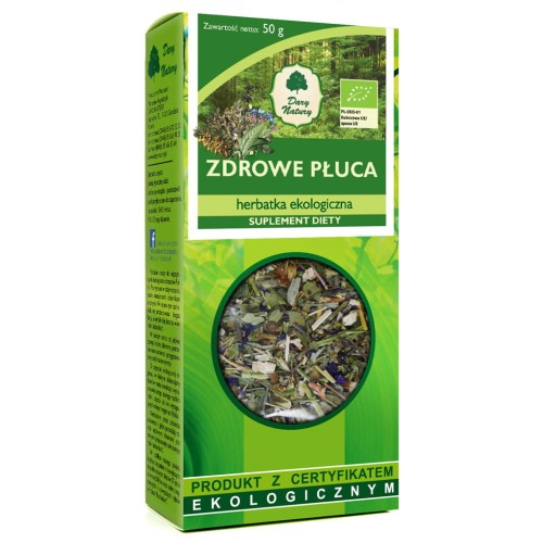 Herbatka Zdrowe Płuca EKO 50 g - Dary Natury