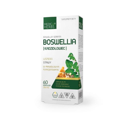 Boswellia Kadzidłowiec 350 mg 60 kapsułek - Medica Herbs