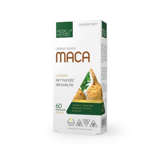 Maca 620 mg 60 kapsułek - Medica Herbs