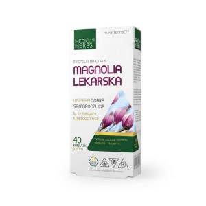 Magnolia lekarska 225 mg 40 kapsułek - Medica Herbs