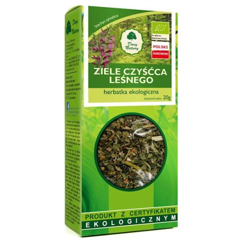 Czyściec leśny ziele EKO 20 g - Dary Natury