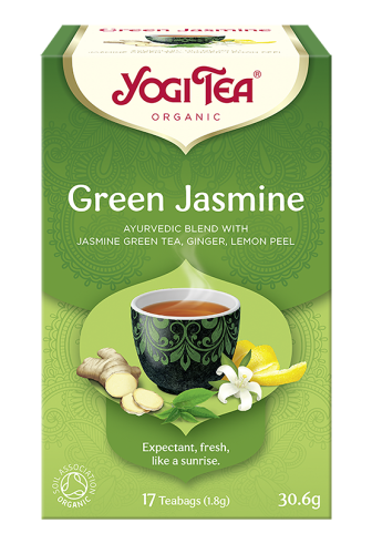 Herbata Zielona Jaśminowa Green Jasmine BIO fix 17 x 1,8 g (saszetki) - Yogi Tea