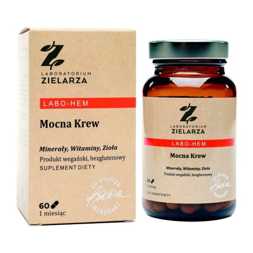 Labo - Hem Mocna Krew 60 kapsułek - Laboratorium Zielarza