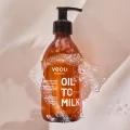Nawilżająco - transformujący olejek myjący z 2% ekstraktem z imbiru i witaminą E Oil To Milk 290 ml - Veoli Botanica