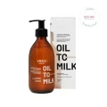 Nawilżająco - transformujący olejek myjący z 2% ekstraktem z imbiru i witaminą E Oil To Milk 290 ml - Veoli Botanica